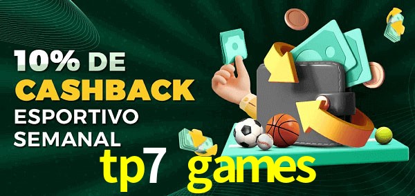 10% de bônus de cashback na tp7 games